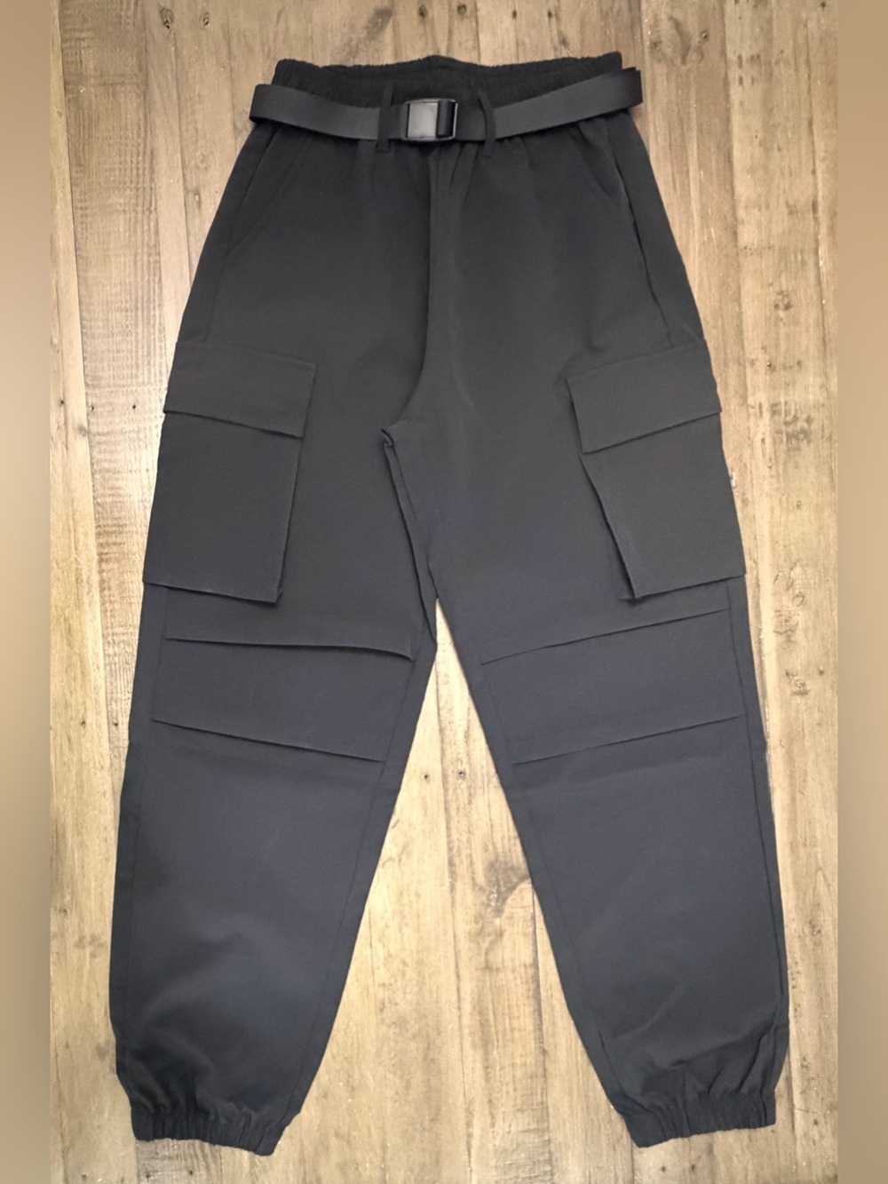 NWT HALARA Belted Multi Pocket Cargo Utility Water Repellent Jogger Pants XS - Picture 3 of 9